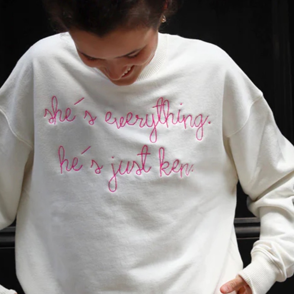 Lingua Franca Barbie sweatshirt - XS BNWT